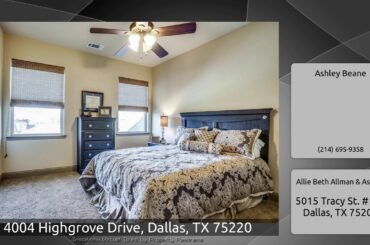4004 Highgrove Drive, Dallas, TX 75220