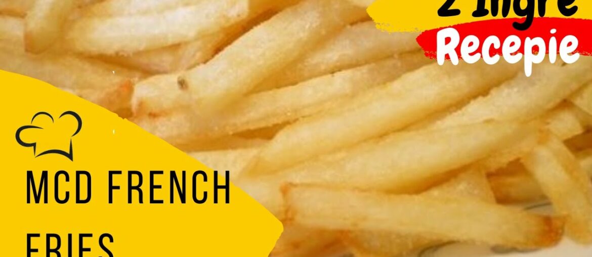 Crispy Restaurant Style French Fries Recipe