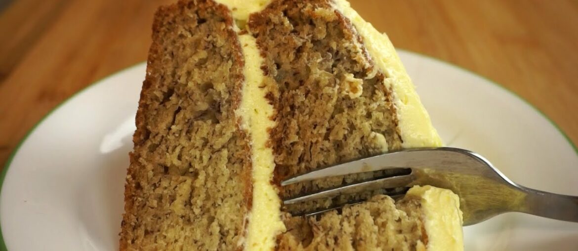 The Best Banana Cake Recipe - With French Buttercream