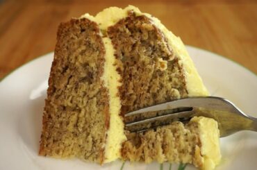 The Best Banana Cake Recipe - With French Buttercream