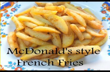 McDonald's Style French Fries At Home Recipe | Crispy | By Food Chaska