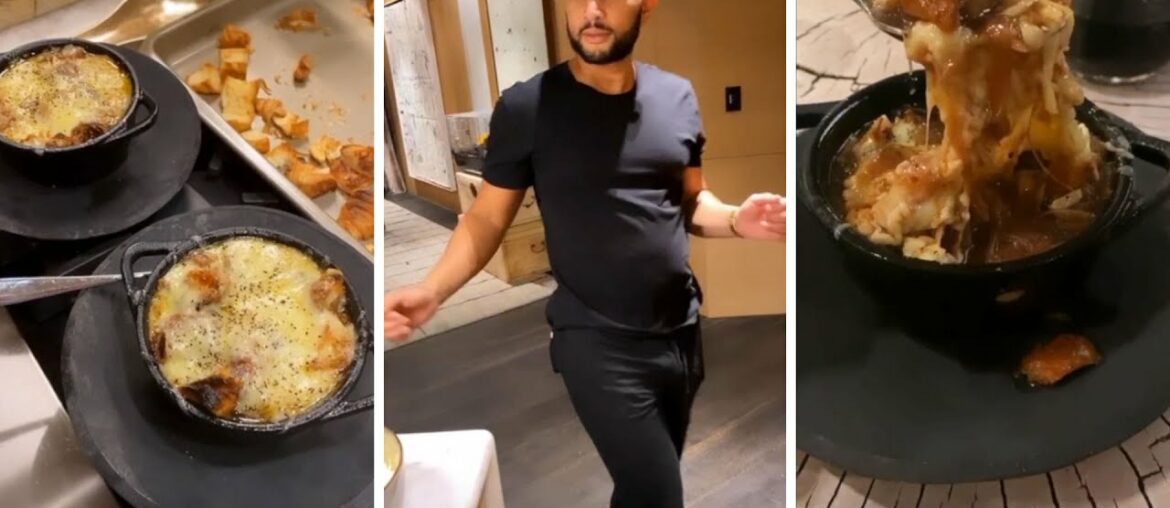 Chrissy Teigen FRENCH ONION SOUP Recipe has John Legend Dancing Around The House! #FrenchOnionSoup