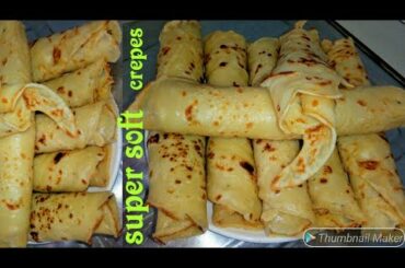 How to make soft Crêpes/French Crêpe Recipe/Easy Crêpe Recipe/5 Mins breakfast Recipe