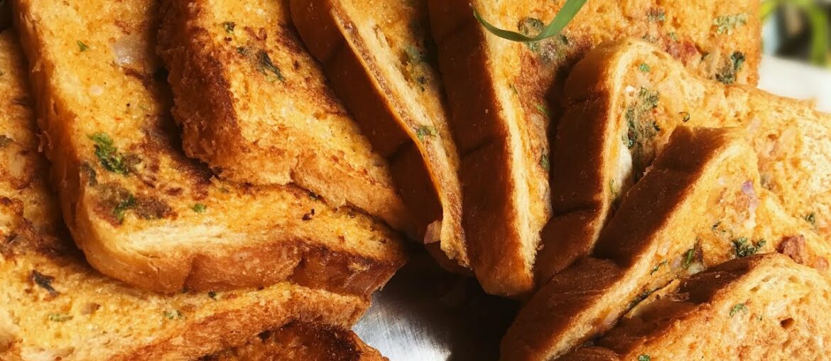 Masala French Toast Recipe| Easy Masala Egg Toast Recipe