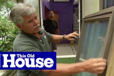 How to Replace a Door With a Window | This Old House