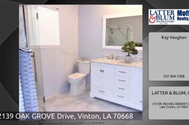 2139 OAK GROVE Drive, Vinton, LA 70668