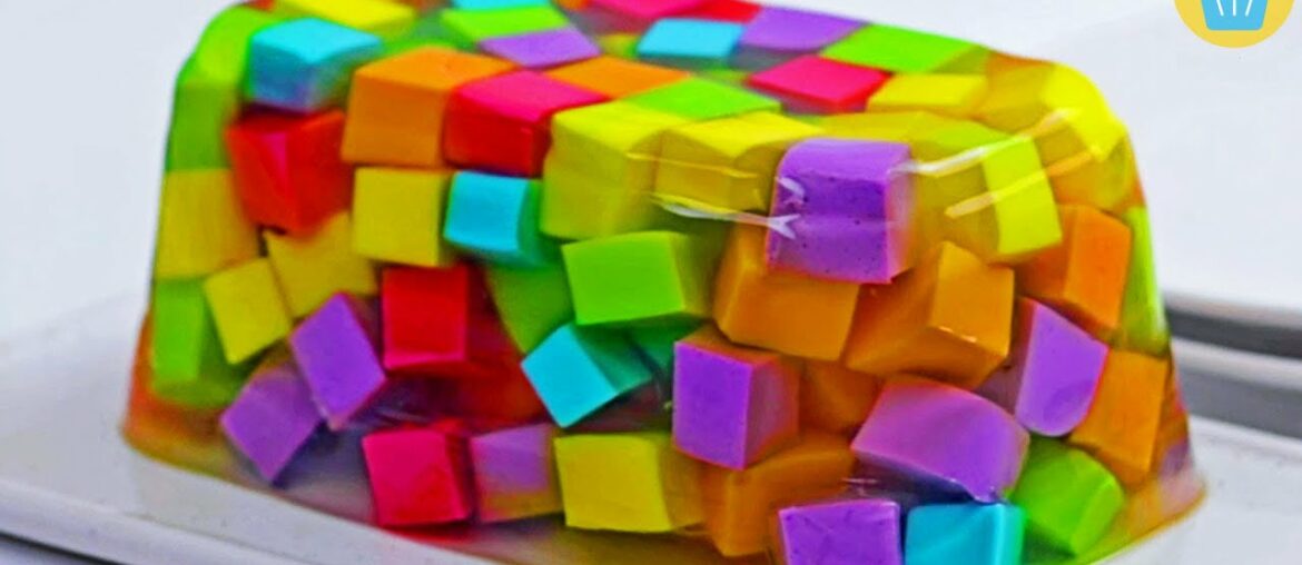 Mosaic Jello Cake Recipe In French | | Fun & Easy DIY Treats | Miam et Miam Mosaic Jello Cake Recipe In French | | Fun & Easy DIY Treats | Miam et Miam