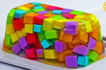 Mosaic Jello Cake Recipe In French |   | Fun & Easy DIY Treats | Miam et Miam