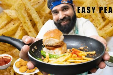 Batata Bhaji Pao + Peri-Peri French Fries Recipe | Mumbai Street Food Recipe| फ्रेंच फ्राइज of 🇮🇳