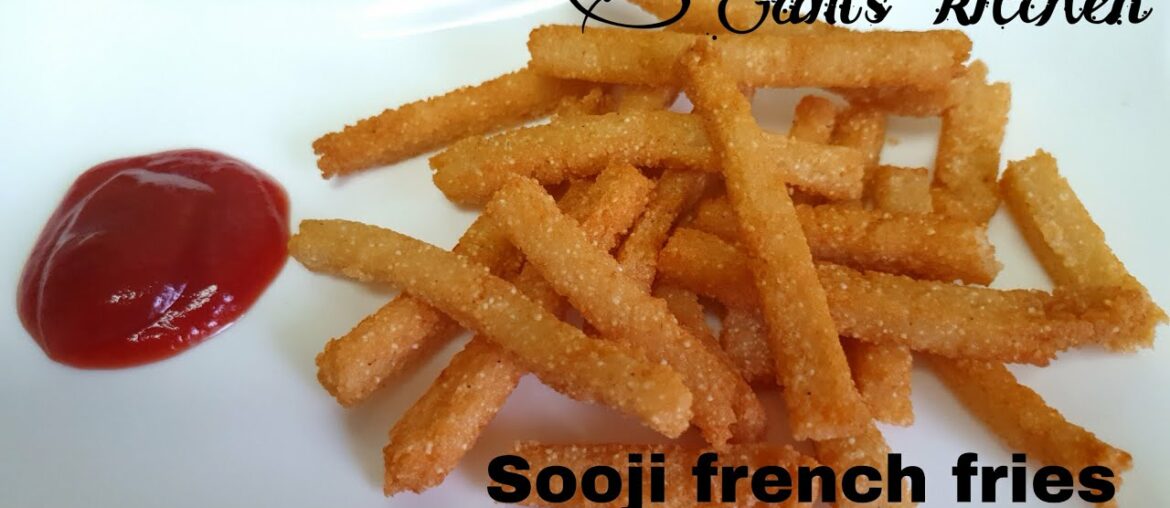 Sooji French Fries | Semolina French Fries | Instant fries | Easy recipe