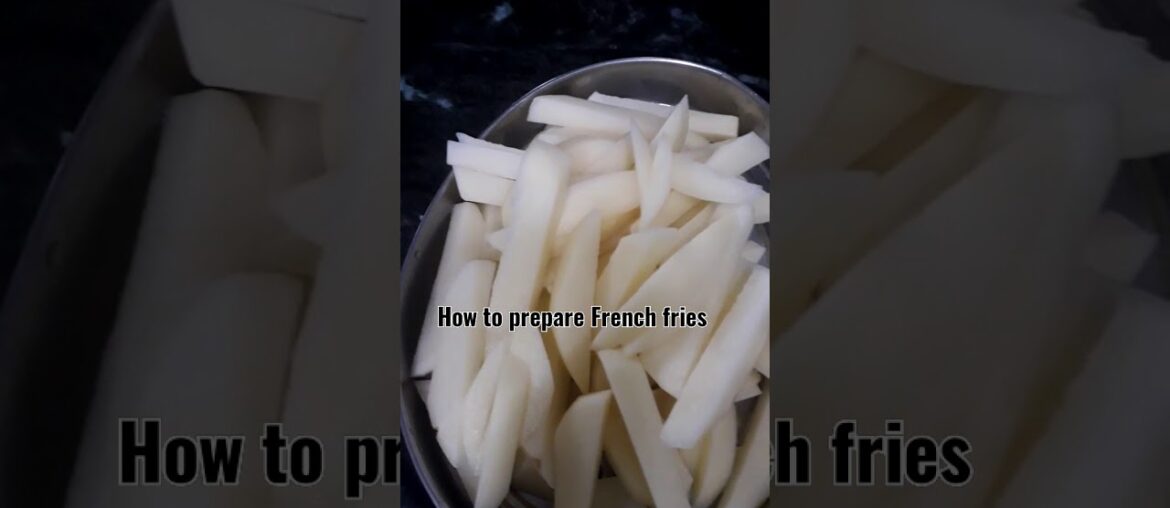 Crispy French fries recipe/tasty potatoes snack