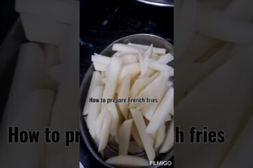 Crispy French fries recipe/tasty potatoes snack