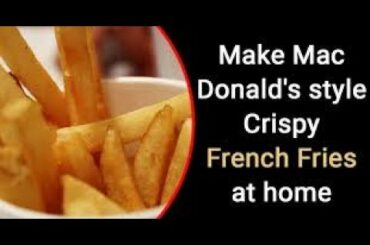 How to make crispy french fries recipe / Homemade crispy fries recipe / Pak foods secret