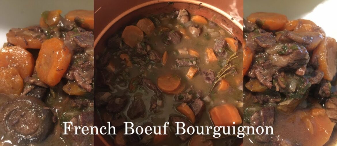 French Beef Stew (Boeuf/Beef Bourguignon)