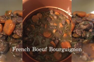French Beef Stew (Boeuf/Beef Bourguignon)