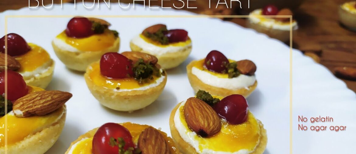 BUTTON CHEESE TARTS | the EASIEST tart recipe ever | a FRENCH dessert | The Corner Cooks