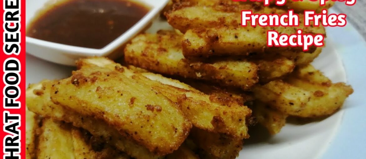 French Fries Recipe | How To Make French Fries At Home | Crispy & Spicy | By Ishrat Food Secrets French Fries Recipe | How To Make French Fries At Home | Crispy & Spicy | By Ishrat Food Secrets