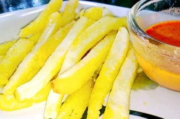 How to make french fries recipe Malayalam/ HOMEMADE Crispy french fries recipe