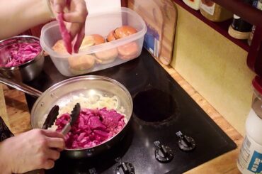 Cowboy Steak Sandwich & Fries ( how to make )