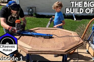 CReeves Makes: The Big Build Off - Episode 1:  Making the Dining Table Top