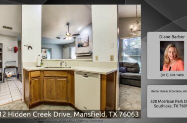 1112 Hidden Creek Drive, Mansfield, TX 76063