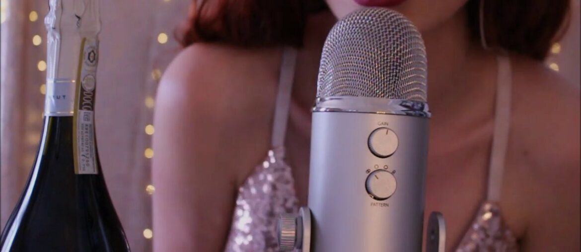 asmr girlfriend roleplay- whispering- french- champagne