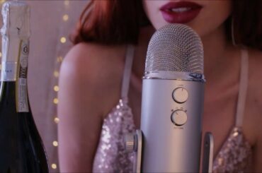 asmr girlfriend roleplay- whispering- french- champagne