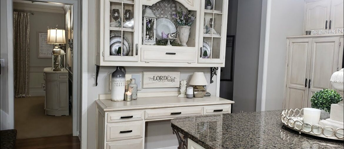 FRENCH COUNTRY KITCHEN HUTCH/DECORATING IDEAS/INTERIOR DESIGN