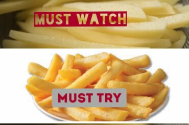 How to make crispy french fries recipe|| Homemade perfect french fries with tips👍👌