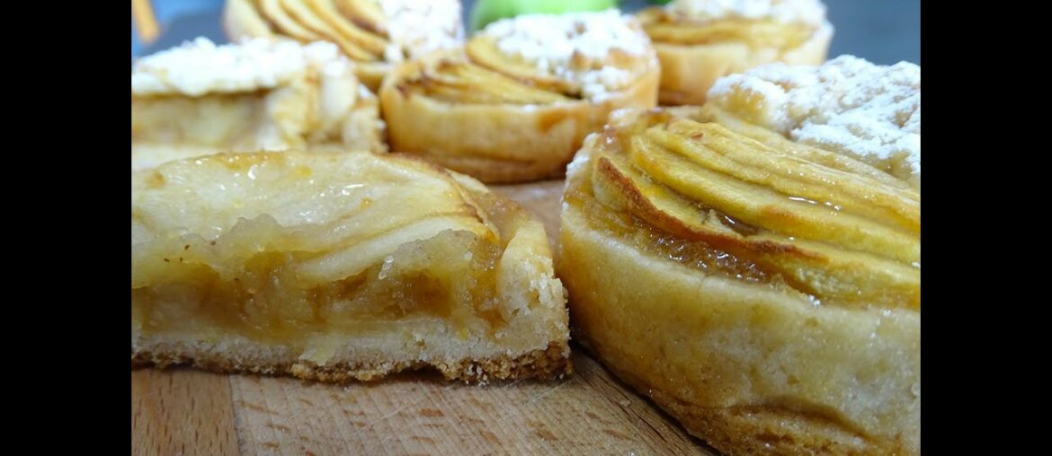 MINI FRENCH APPLE TARTS! EASY RECIPE! Mono! Elegant Tarts! How To! MINI FRENCH APPLE TARTS! EASY RECIPE! Mono! Elegant Tarts! How To!