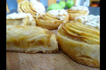 MINI FRENCH APPLE TARTS! EASY RECIPE! Mono! Elegant Tarts! How To!