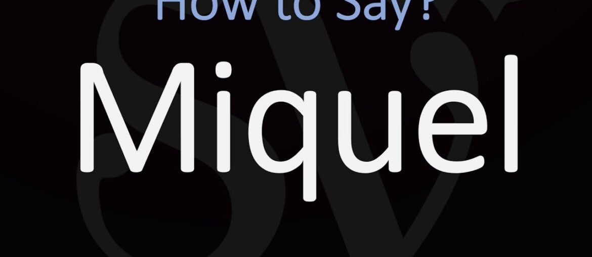 How to Pronounce Miquel? (CORRECTLY) Catalan Name (Michael, Miguel, Michel) How to Pronounce Miquel? (CORRECTLY) Catalan Name (Michael, Miguel, Michel)