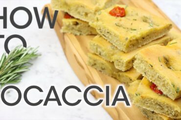 Easy Focaccia Bread Recipe: French Chef Makes A Tasty Rosemary Focaccia Bread | How To Cuisine