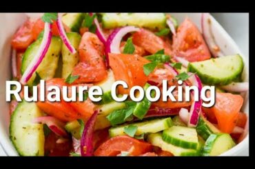 How to make Salads Potatoes and Beef recipes ( Lingala & French Version)