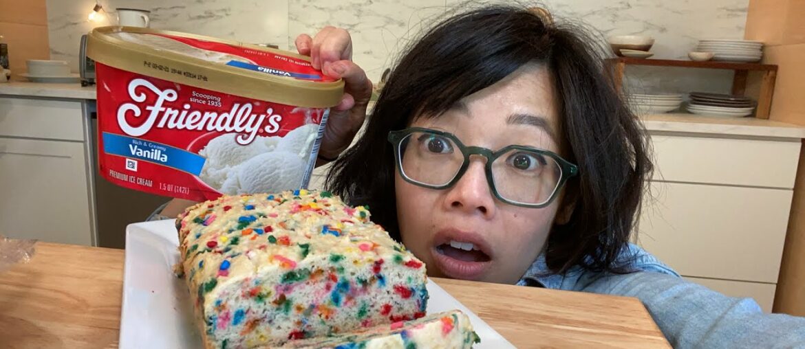 ICE CREAM BREAD🍞 FRENCH TOAST 🌈Cook #withme