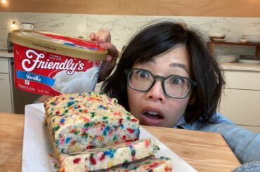 ICE CREAM BREAD🍞 FRENCH TOAST 🌈Cook #withme