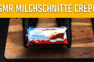 ASMR | MILCHSCHNITTE Crepe | How To Make Sweet French Crepes With Milchschnitte Recipe | Satisfying