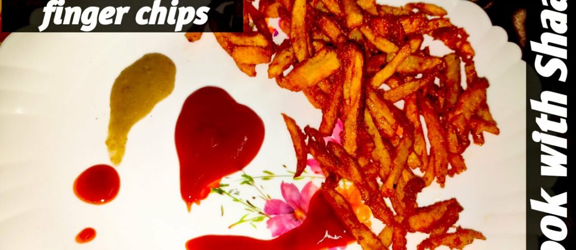 How to Make Crispy French Fries Recipe| Finger chips Crispy and Spicy Recipe| Cook with Shaan