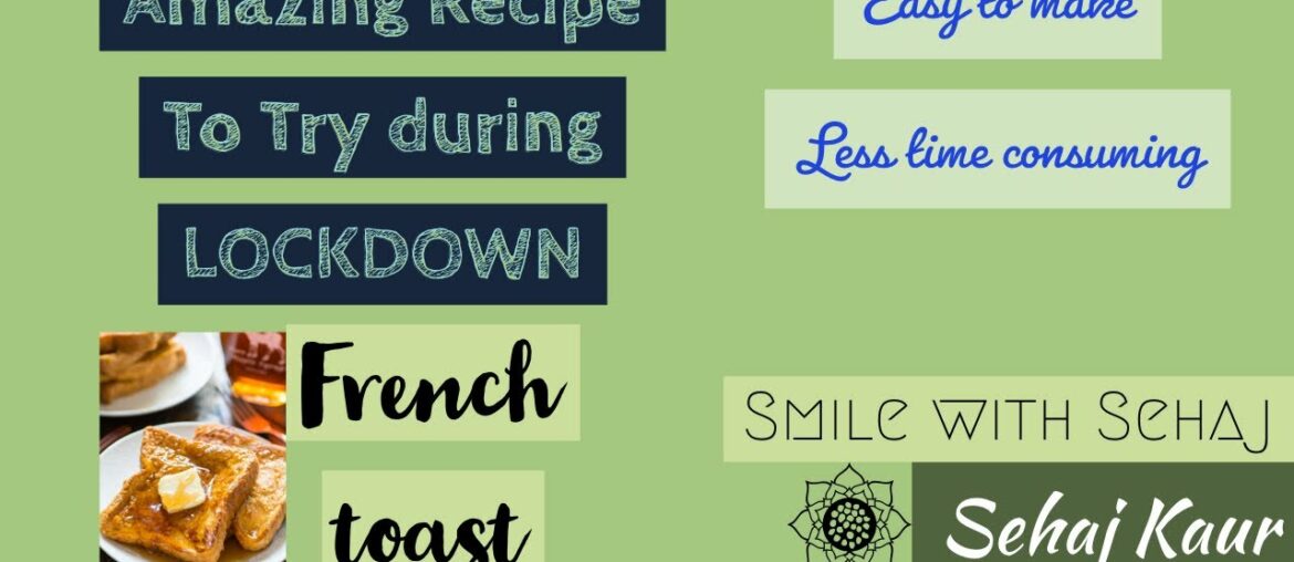 Easy French toast recipe in 5 minutes