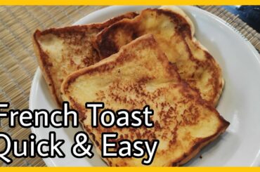 French Toast Breakfast for my Toddler | Easy Recipe