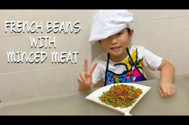FRENCH BEANS WITH MINCED MEAT recipe