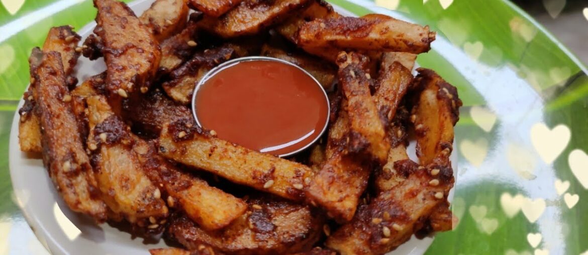 Masala Potato fingers recipe//5mins preparation//more tastier than French fries 😋