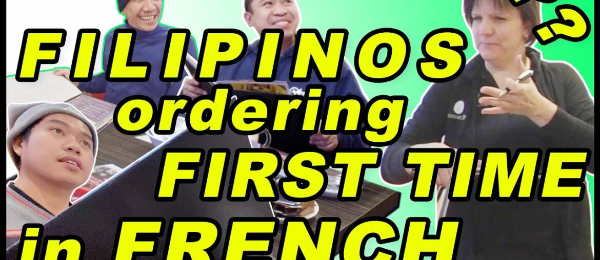 FILIPINOS ORDERING IN FRENCH RESTAURANT GONE WRONG