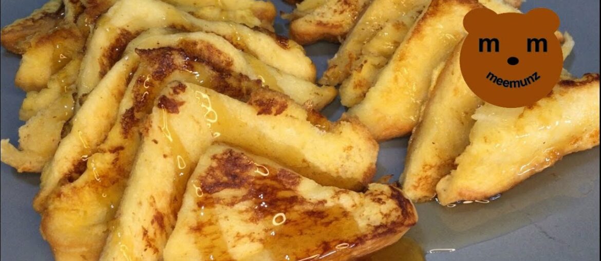 Mini French Toast Recipe/สูตรและวิธีทำเฟร้นช์โทสต์แสนง่าย ลองทำทานเล่นกัน