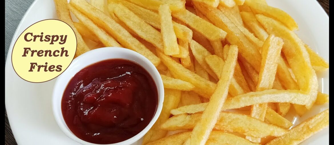 Crispy French Fries Recipe - Homemade Perfect French Fries Recipe In Hindi - @Khatri's Kitchen