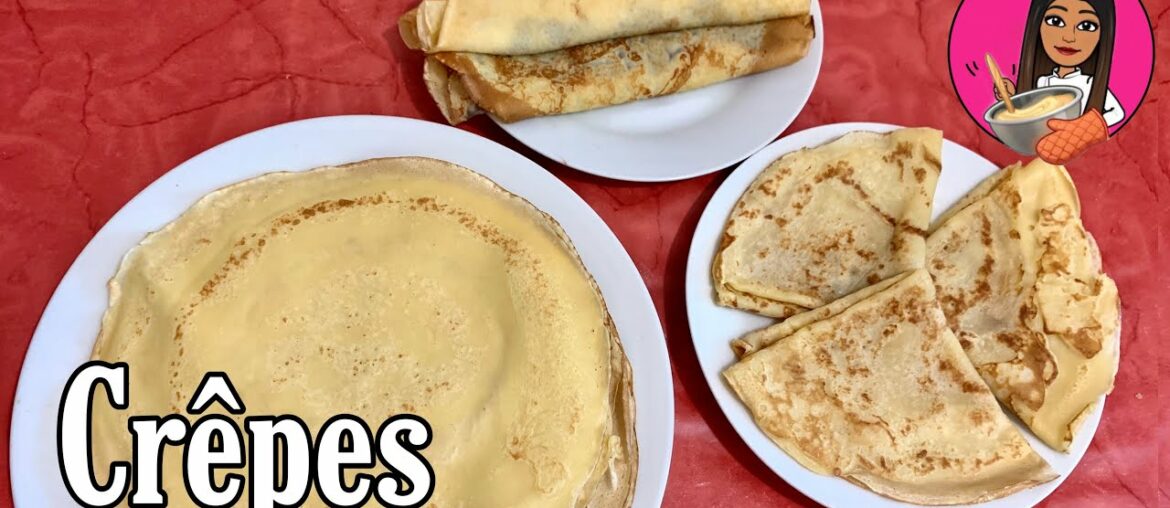 Crêpes French Recipe (18 Crêpes/Pancakes)