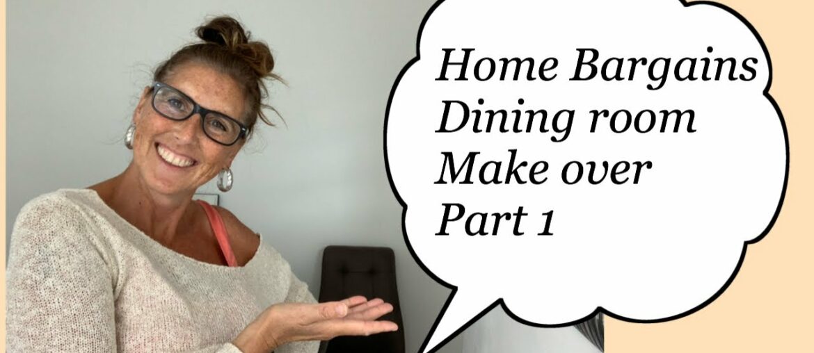 Home Bargains | DIY dining room makeover