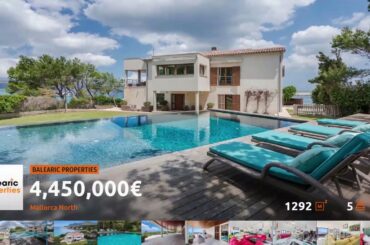 Modern frontline villa in Mallorca with beach access !