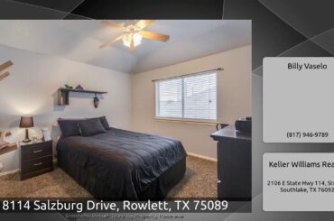 8114 Salzburg Drive, Rowlett, TX 75089