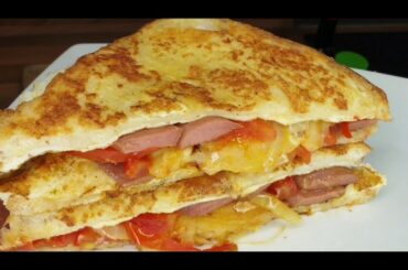 French Toast Omelette Sandwich Recipe